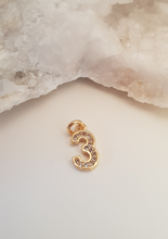 Load image into Gallery viewer, Number Charm