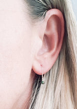 Load image into Gallery viewer, Gold Filled Heart Chakra Earrings - African Jade