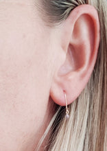 Load image into Gallery viewer, Gold Fill Crown Chakra Earrings - Amethyst