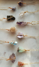Load image into Gallery viewer, Assorted Wrapped Crystal Necklaces