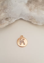 Load image into Gallery viewer, Textured Monogram Necklace