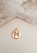 Load image into Gallery viewer, Textured Monogram Necklace