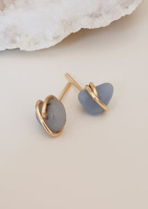 Angelite Wrapped Earrings